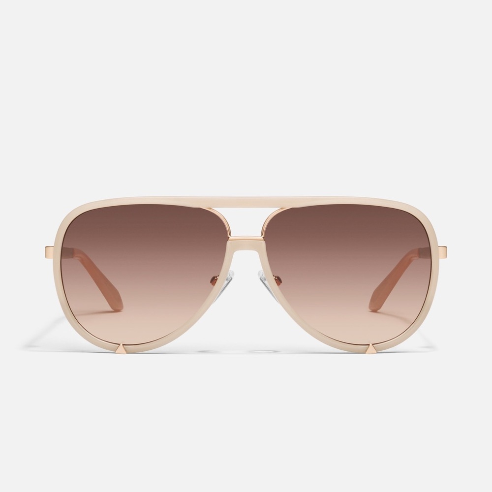 Quay Australia High Key Twist Bone Frame / Brown Fawn Lens New